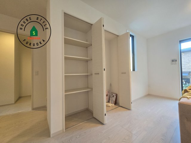 福岡市東区松崎3丁目第1-1棟（1号棟）の収納|大きなスペースがあり、収納には困りません。