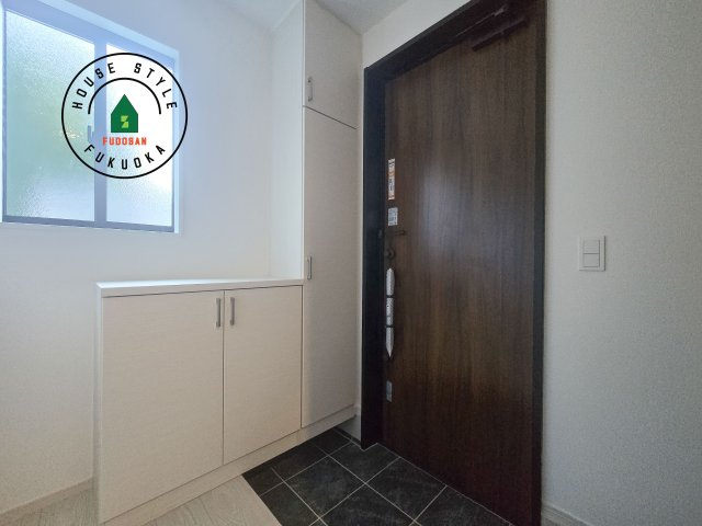 福岡市東区松崎3丁目第1-1棟（1号棟）の防犯設備|二重ロックでしっかり防犯対策ができます。