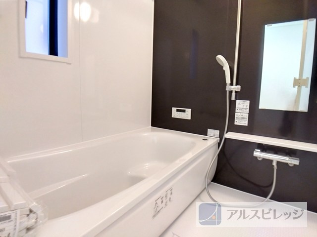 ２区画分譲　新座市北野２丁目の浴室|コンパクトで使いやすいお風呂です