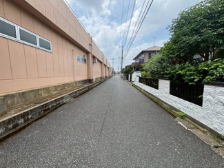 【前面道路含む現地写真】 | 川越市霞ケ関北2丁目　建築条件なし売地　東武東上線『霞ヶ関駅』徒歩9分　【霞ヶ関北小学区】