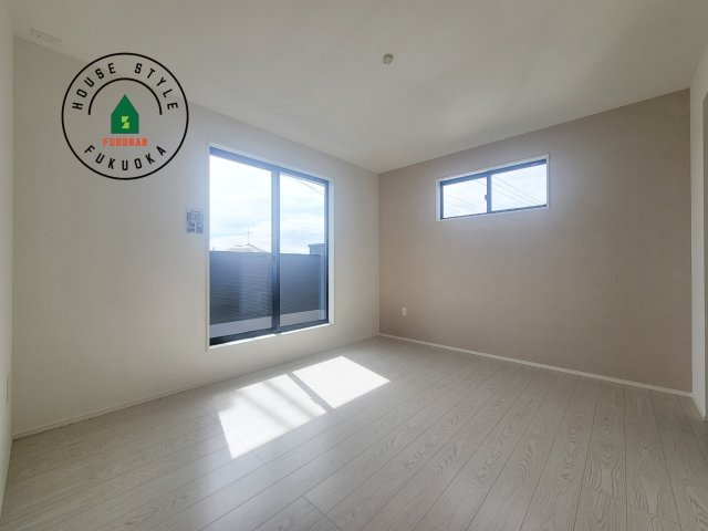 糟屋郡粕屋町大字江辻第6-1棟（1号棟）の寝室|主寝室には収納力に優れたクローゼットがありますので、お部屋もすっきり片付きます。