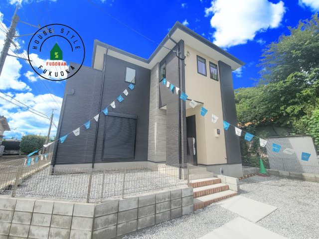 糟屋郡粕屋町大字江辻第6-1棟（1号棟）の外観|デザイン性のある外観です。