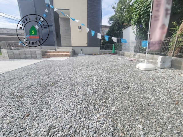 糟屋郡粕屋町大字江辻第6-1棟（1号棟）の庭|お庭で自由な時間を過ごせます。