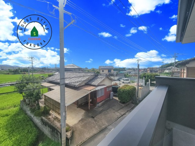 糟屋郡粕屋町大字江辻第6-1棟（1号棟）の展望|窓から緑が見える物件も魅力的です。