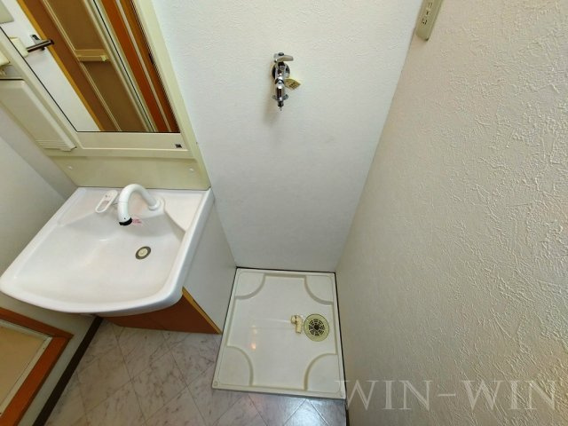 グランデール栄の洗面所