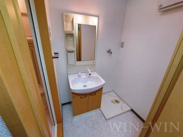 グランデール栄の洗面所