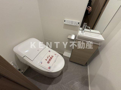 【トイレ】 | ザ・パークハビオ大森山王 | ゆったりとした空間のトイレです
