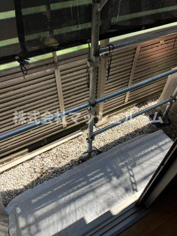 FLATのバルコニー