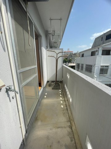 シティーハウス泊のバルコニー