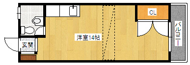 シティーハウス泊の間取り