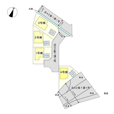 【区画図】 | たつの市龍野町末政7期/全4棟