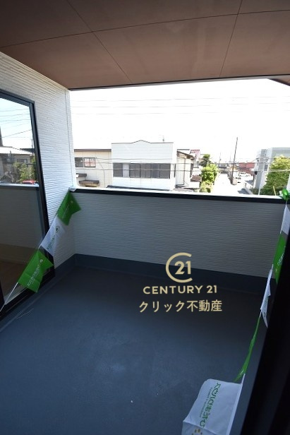 Terrace　水戸市姫子　1期 　限定1棟！のバルコニー|お部屋から出られるバルコニーです。ちょっと気分転換に外の景色を眺めて深呼吸もいいですね。