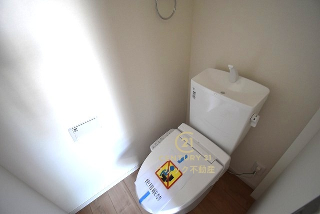 Terrace　水戸市姫子　1期 　限定1棟！のトイレ|１階と２階、２ヶ所に清潔なトイレ。
毎日使う空間と機能だから、いつまでも清潔なスペースであってほしいのがトイレです。