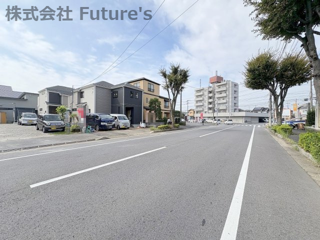 流山市加1丁目　新築戸建　全2棟　A号棟の前面道路含む現地写真|前面道路含む現地写真です。