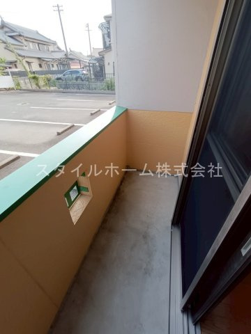 キャプリコーンエス　Ą棟のバルコニー