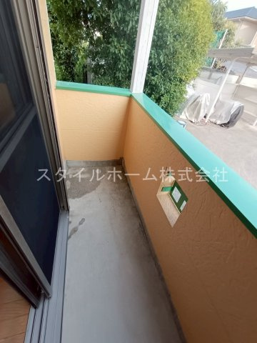 キャプリコーンエス　Ą棟のバルコニー