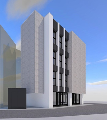 ブラン・スタイル大濠パークの外観パース