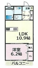 EXCEED洛西口の間取り