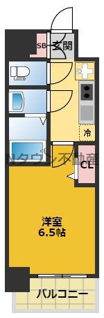 【間取り】 | メイクス矢場町Ⅱ | 間取りです。