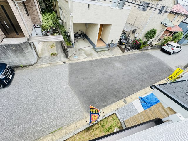 流山市加４丁目新築戸建【流山北小学校：7分】の展望|バルコニーより道路側眺望