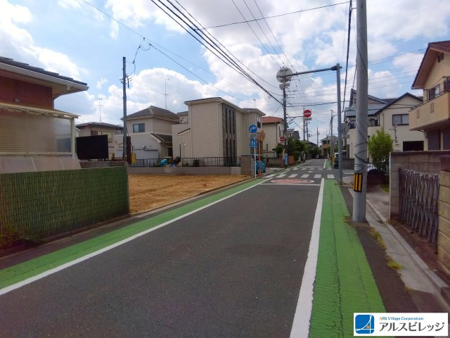 新築／ふじみ野市元福岡1丁目2期　全2棟の前面道路含む現地写真