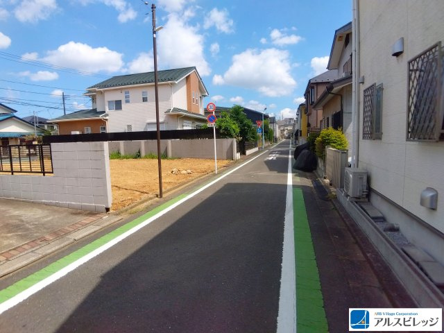 新築／ふじみ野市元福岡1丁目2期　全2棟の前面道路含む現地写真