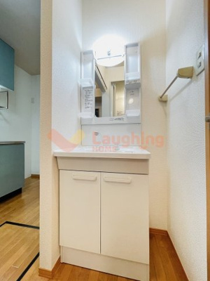 【洗面所】 | レクルスコートB棟 | 忙しい朝には欠かせない洗面所です