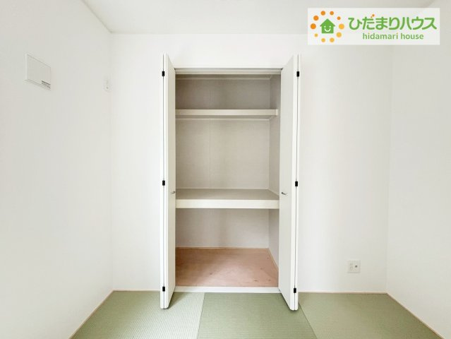 いわき市平下平窪第6　新築戸建　1号棟の収納|奥行きが広い収納スペースなので、お布団も楽々しまえますね！！