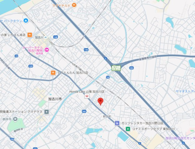 【地図】 | 加古川市野口町坂元（全3棟）2号棟