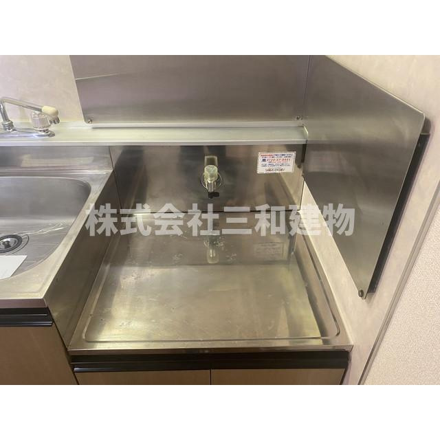 Ｓコートのキッチン|ガスコンロ設置可