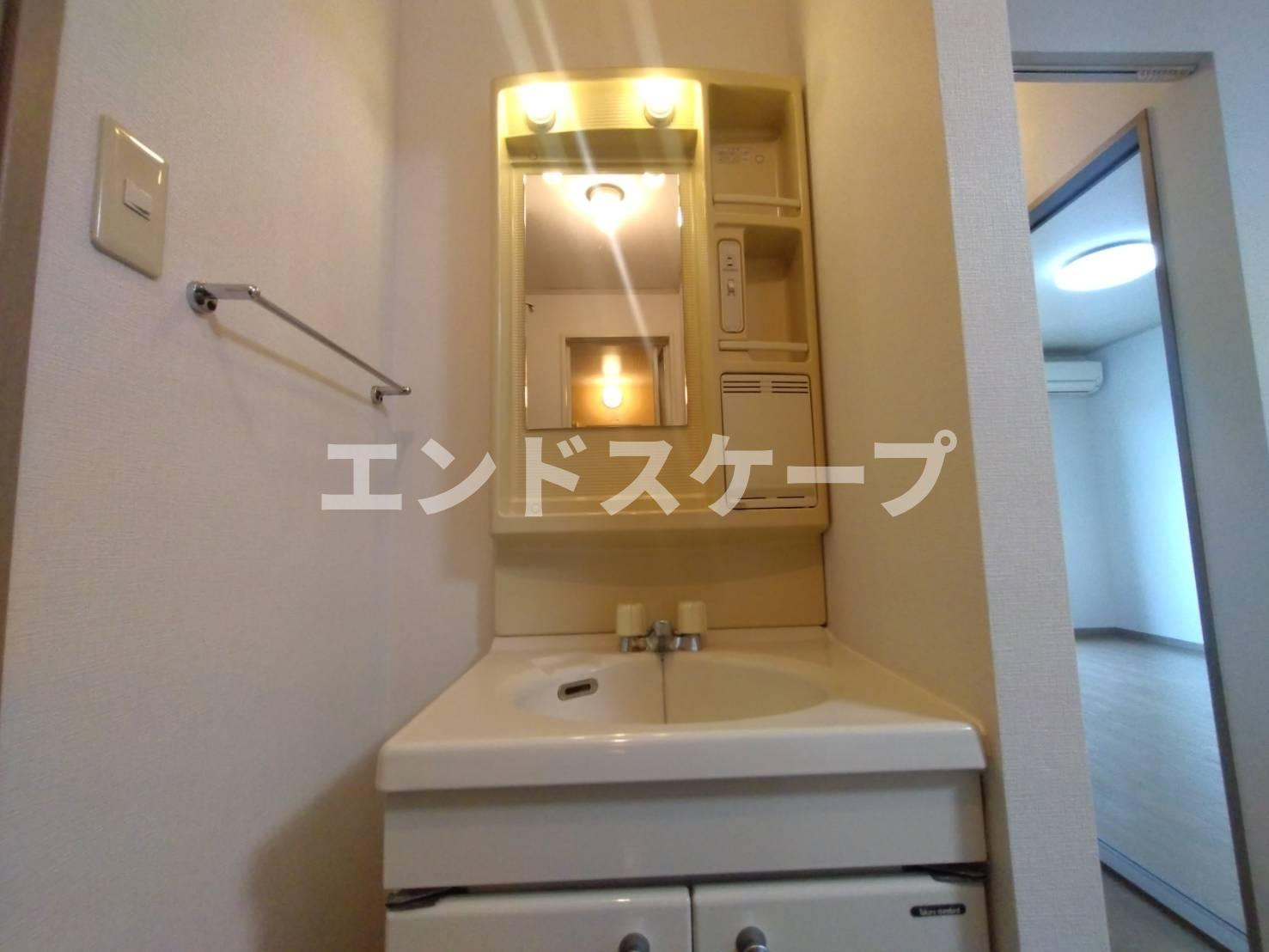 サンワハイツＢの洗面所|高崎、前橋のお部屋探しはエンドスケープまで！お客様の理想お聞かせ下さい♪