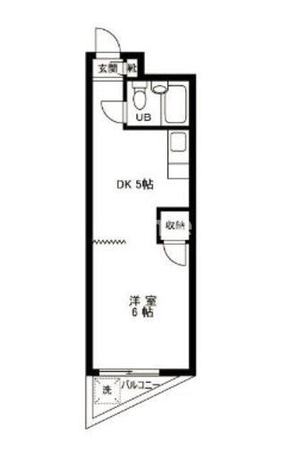 サンローズ小林ナンバー２の間取り