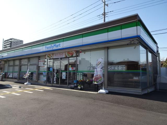坂戸市関間4丁目アパート新築工事の周辺|ファミリーマート若葉駅西店まで378ｍ