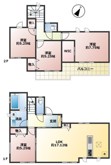 【間取り】 | 東大池３丁目　新築戸建 | 図面と現況が異なる場合は現況を優先します