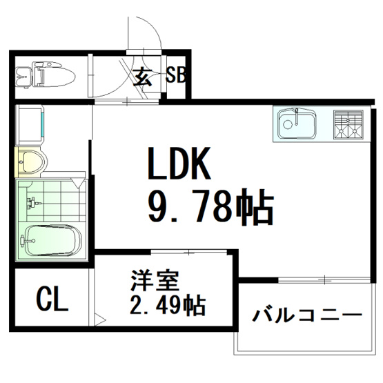 【間取り】 | ★プライスホームなら仲介手数料0円★　ヴェルトール箱崎東