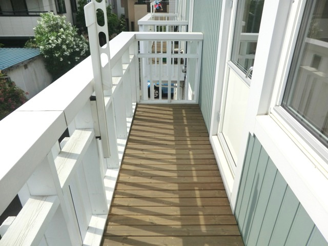 Swedish Maison元町のバルコニー|☆洗濯物がよく乾く、日当たり＆風通し良好のバルコニーです。☆