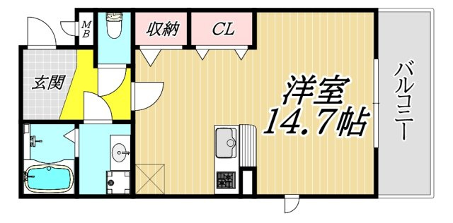 サンアムールの間取り
