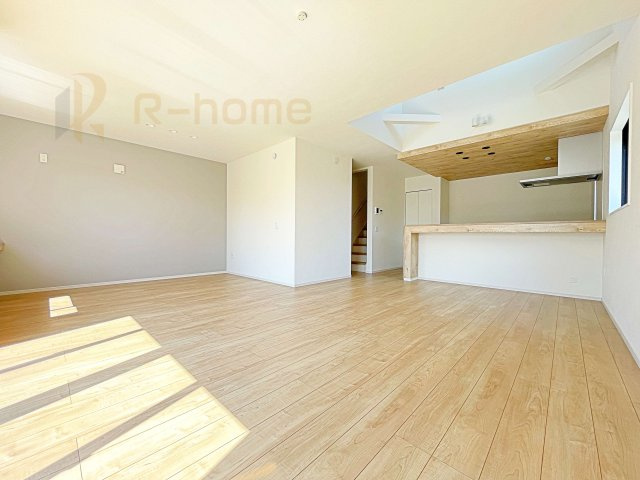 笠間市南友部1期　新築戸建て　3号棟の外観|広々としたLDK♪自然と家族が集まるリビング階段プラン♪