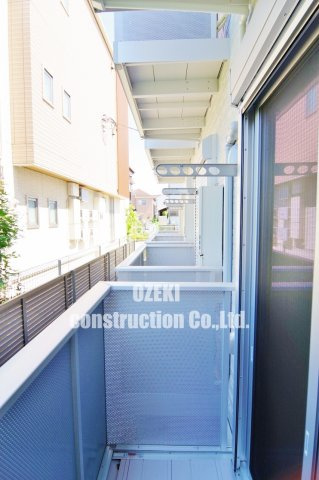 エルダーフラワー北越谷のバルコニー