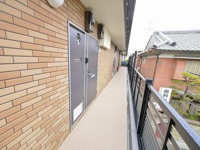 レオネクスト清都Ⅱのその他共用部分|共用廊下です