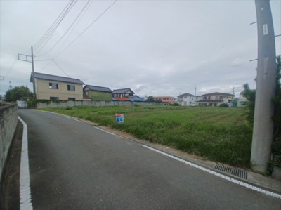 【前面道路含む現地写真】 | 行田市長野3丁目 1500万 土地 