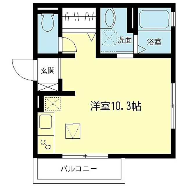 ベルジュ仲野町の間取り