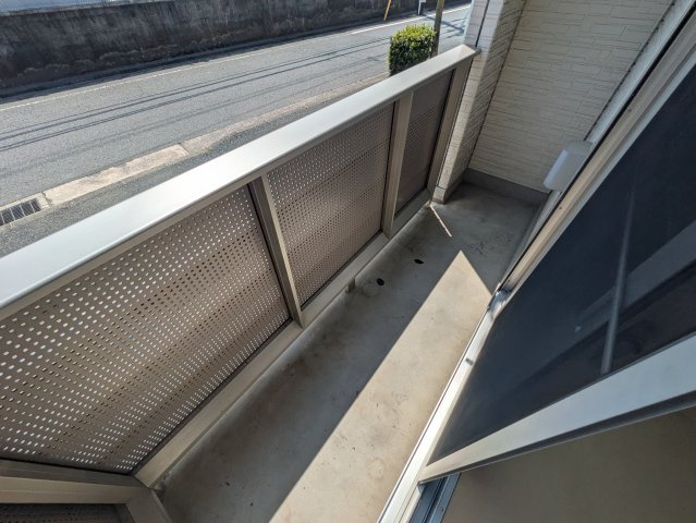 ベルジュ仲野町のバルコニー