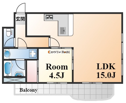 エルジャン芦屋の間取り