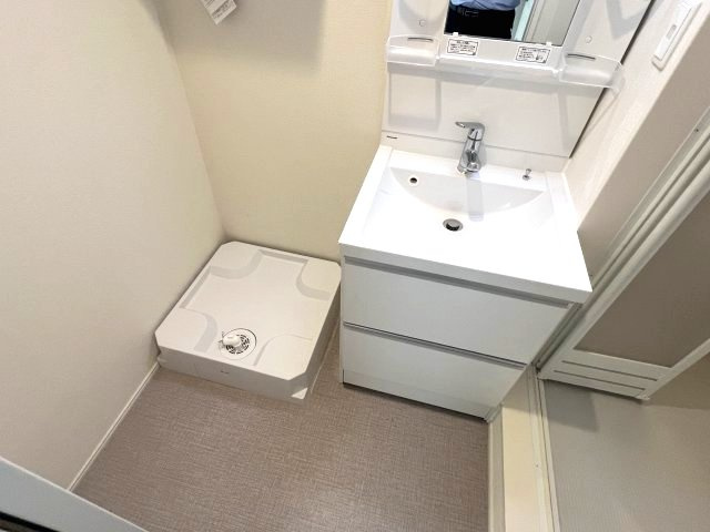 ハーモニーテラス青木3の洗面所