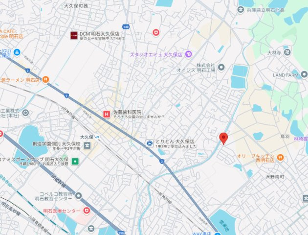 【地図】 | 明石市大久保町松陰6期（全2棟）2号棟
