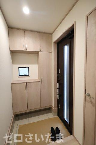 《仲介手数料無料》中央区新中里４丁目15新築一戸建てハートフルタウンの玄関|2025年10月25日 15:00 雨