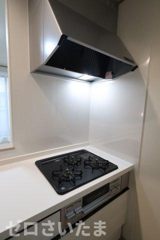 《仲介手数料無料》中央区新中里４丁目15新築一戸建てハートフルタウンのキッチン|2025年10月25日 15:00 雨