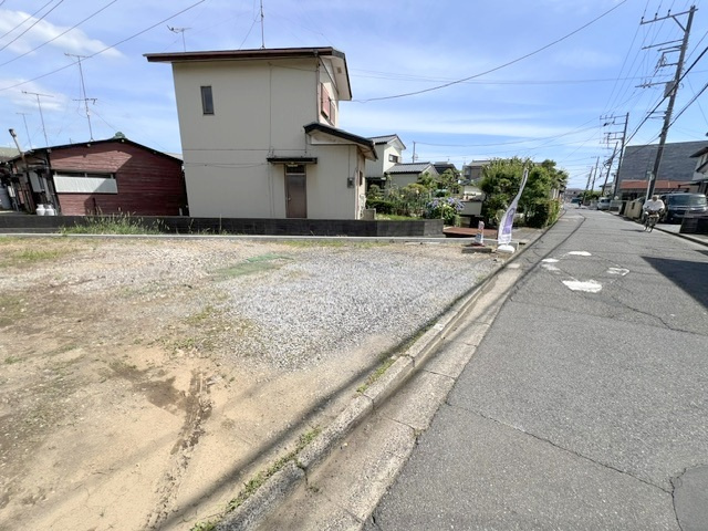 ■高座郡寒川町一之宮1丁目　建築条件無し　売地　区画4の前面道路含む現地写真|前面道路の様子です◇