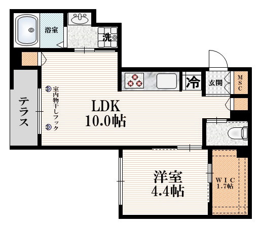 メゾン　ド　翔　Ⅱの間取り|★間取図★